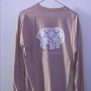 Long sleeve Ivory Ella tee shirt
